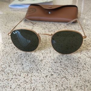 Gold Polarized Ray Bans